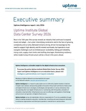 Uptime Institute Global Data Center Survey Results 2026